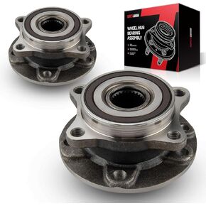 Torchbeam Pair 513348 Front Wheel Hub Bearing Assembly for 2015-2017 Chrysler 200, 2013-2016 Dodge Dart Wheel Bearing 5 Lugs W/ABS in Saudi Arabia