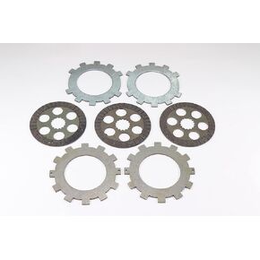 متوافق مع Kawasaki Prairie 360، 650، 700 / Brute Force 650، 750 Clutch - 2 قرص فاصل، 3 أقراص احتكاك و2 مجموعة ضغط كاملة على الفرامل الخلفية - يستبدل 41080-1484، 41080-1482 و41080-1483 in Kuwait