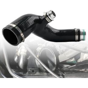 Turbo Inlet Pipe Compatible with BMW 135i 235i 335i 435i 535i N55 3.0T Engine Hybrid Turbo Black Silicone & CNC Aluminum Performance Intake Hose in Saudi Arabia