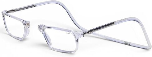 Clic Magnetic Reading Glasses, Computer Readers, Replaceable Lens, Adj Temples, Executive, (M-XL, Clear, 3.00 Magnification) in Saudi Arabia