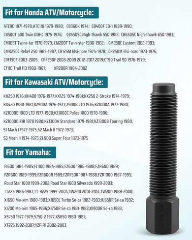 M16 X 1.5 R.H External Thread Flywheel Puller Fit for Honda Kawasaki Yamaha ATV/Motorcycle, Replace 08-0027 in Saudi Arabia