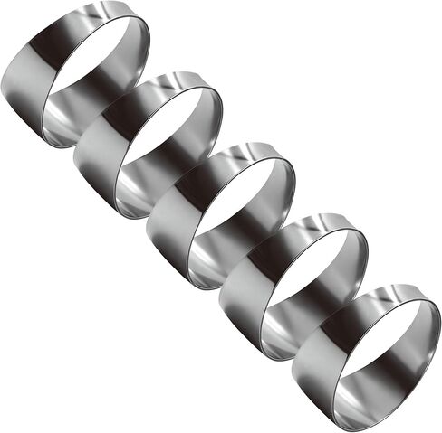 5PCS 2.5" 304 Stainless Steel Tight Radius Pie Cuts, 90 degree Stainless Exhaust Pipe Exhaust Cutout, Pie Cuts Laser Cut & Deburred for Custom Exhaust and Fabrication Projects in Saudi Arabia