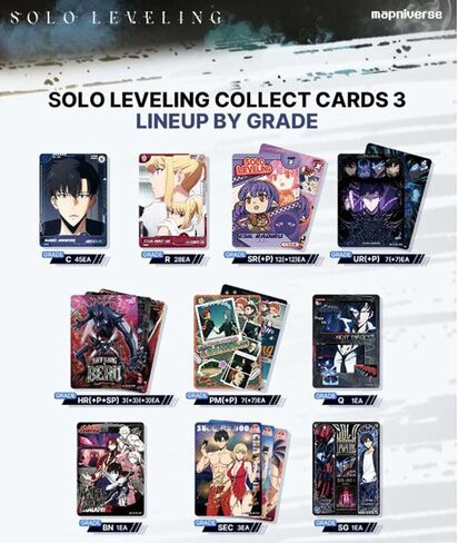 بطاقة تجميع Solo Leveling Vol.3 Booster Box SL3E KOR ver. تي سي جي 10 عبوات 1 علبة in Kuwait