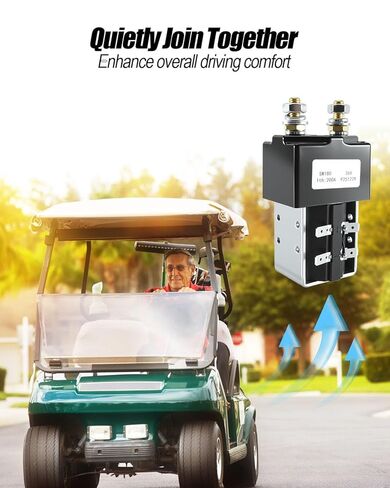 SW180 DC Contactor Solenoid 36V 200A Continuous 1000 Amp Peak Fit for EZGO Club CAR Yamaha Golf Carts in Saudi Arabia