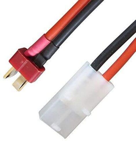 قطعتان من موصل ذكر T-Plug إلى محول موصل أنثى Big-Tamiya و2 قطعة موصل أنثى T-Plug إلى محول موصل ذكر Big-Tamiya لبطارية Lipo RC in Kuwait