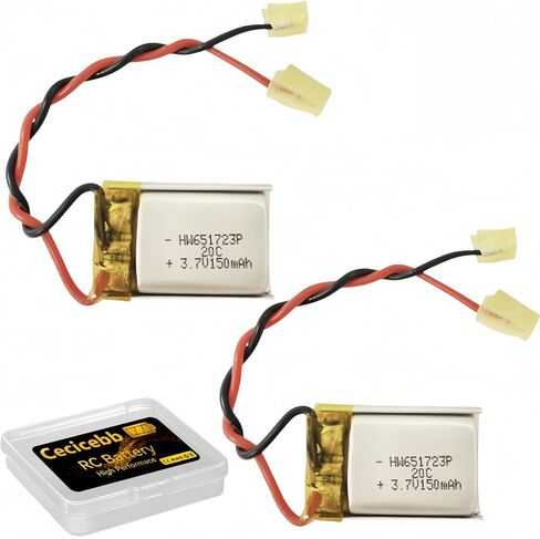 3.7V 150mAh Lipo Battery for Syma S107 S107G Helicopter S107G Battery 2 Pack RC Batteries in Saudi Arabia