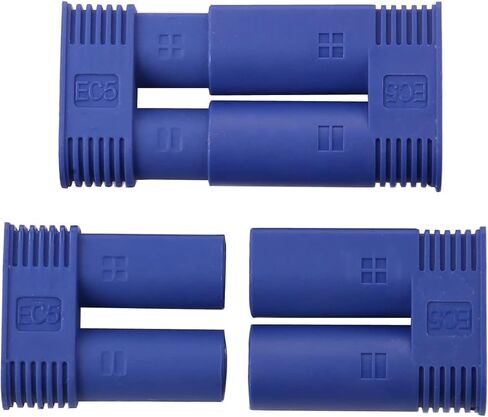 Lasmo 10Pairs EC5 Connector Bullet Banana Plug Battery Female Male Connector 5mm Bullet Gold Connector for RC Models Motor Connection Accessories in Saudi Arabia