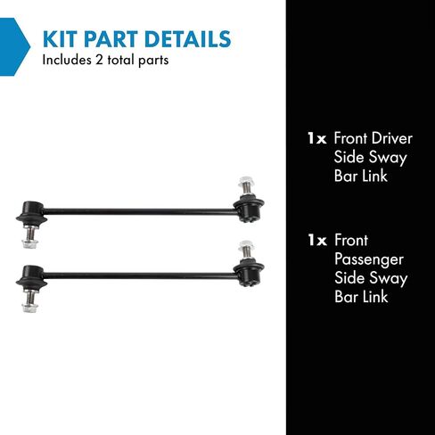 TRQ Front Sway Bar Stabilizer Link Set Compatible with 2019-2022 Mazda 3 2020-2023 CX-30 in Kuwait
