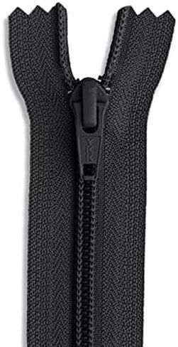 Black Zipper 6" Nylon Coil 6 inch Non Separating Zipper Black 6 inch Sewing Zipper Crafts Zipper in Kuwait