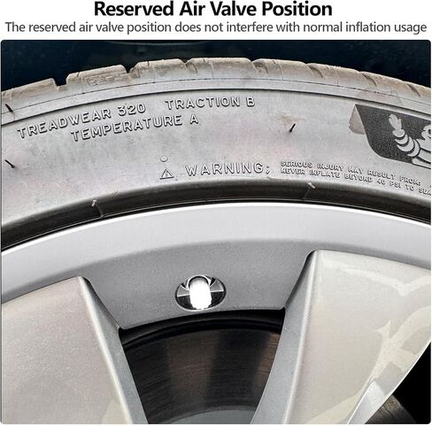 4PCS Wheel Rim Protector for Tesla Model Y Juniper 2025 2026 20 Inches ABS+PC Wheel Hubcaps Protect Cover Car Exterior Accessories(Silver) in Kuwait