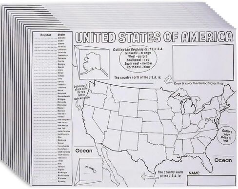 Cyo All About The United States - 30 Pieces - Educational and Learning Activities for Kids in Saudi Arabia