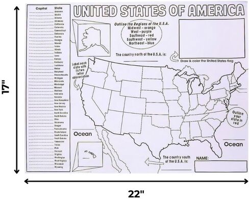 Cyo All About The United States - 30 Pieces - Educational and Learning Activities for Kids in Saudi Arabia