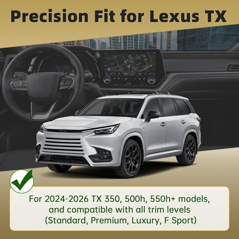 Center Console Organizer Tray Compatible with 2024 2025 2026 Lexus TX 350 500h 550h+ Accessories - Custom Fit 2024-2026 TX All Trim Levels, Durable ABS Armrest Storage Box with Coin Holder in Saudi Arabia