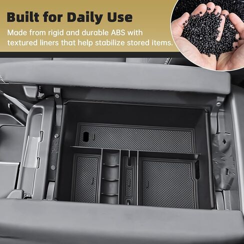 Center Console Organizer Tray Compatible with 2024 2025 2026 Lexus TX 350 500h 550h+ Accessories - Custom Fit 2024-2026 TX All Trim Levels, Durable ABS Armrest Storage Box with Coin Holder in Saudi Arabia