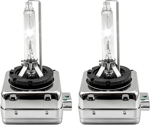 2PCS D3S 6000K HID Headlight Bulbs Fits For Audi 2011-2015 A3, S3, A4, S4, A6, A7, A8, A5, Q5, Q7, RS5, S5 Quattro 2014-2017 SQ5 Four Door Sedan/Coupe 6000K White Blue Light Distance Integration in Saudi Arabia