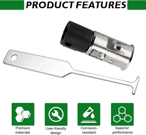Cigarette Lighter Socket Replacement with Removal Tool,OEM#56457 12V Car Cigarette Lighter Power Outlet Socket Adapter,12V Power Outlet Socket Compatible with Avalanche Acadia Alero in Kuwait