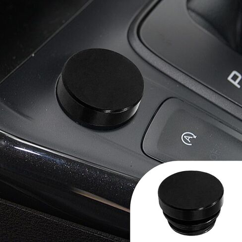 YoRise Car Cigarette Lighter Plug Cover, Aluminum Car Cigarette Lighter Socket Decoration Cap, Waterproof & Dustproof 12 Volt Power Outlet Covers for Most Vehicles (Silver) in Kuwait