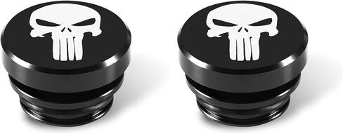 2 PCS Car Lighter Plug Covers, Aluminum Cigarette Lighter Socket Dust Cover, Waterproof Socket Cover Cap, Universal for Most Cars, Boats, RVs (Black#Middle Finger) in Kuwait