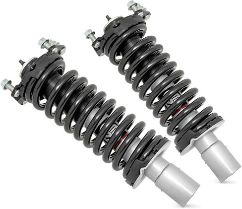 دعامات محملة من Rough Country N3 لسيارة Jeep Liberty KK (2008-2012) مع رفع 2.5 بوصة - ترقية تعليق الأداء، 2 دعامة ملفوفة محملة مسبقًا in Kuwait