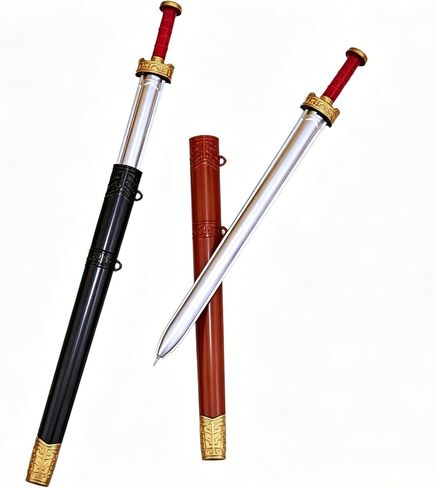(4 pcs) Cool Sword Pen Set Novelty Gel Ink Pens, Anxiety Pen Suitable for School, Students, Office Supplies in Kuwait