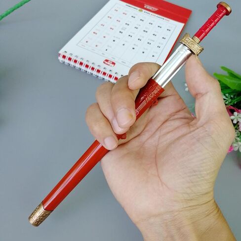 (4 pcs) Cool Sword Pen Set Novelty Gel Ink Pens, Anxiety Pen Suitable for School, Students, Office Supplies in Kuwait