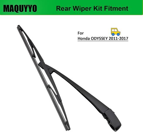 Rear Windshield Wiper Arm Blade Set Replacement for Honda ODYSSEY 2011-2017, MAQUYYO Rear Windshield Wiper Blade Arm Kit Replace 76720-TK8-A01, 76730-TK8-A21 in Saudi Arabia