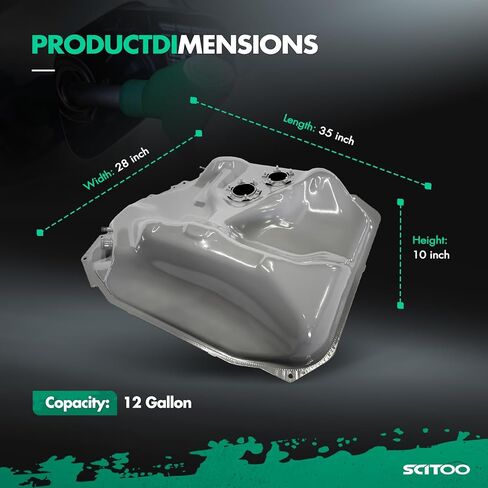 SCITOO 17500S02L01 خزان الوقود 12 جالون 98 لهوندا سيفيك 1.6L 1588CC 98Cu. في. l4 CNG SOHC يستنشق بشكل طبيعي، 96-98 لسيارة هوندا سيفيك 1.6L 1588CC 98Cu. في. l4 غاز سوهك يستنشق بشكل طبيعي in Kuwait