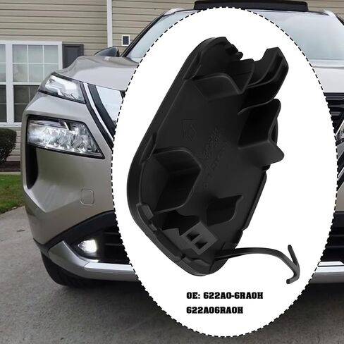 OTOTEC Car Front Bumper Tow Hook Cover 622A0-6RA0H 622A06RA0H Compatible with Nissan Rogue 2021-2023 Model in Kuwait