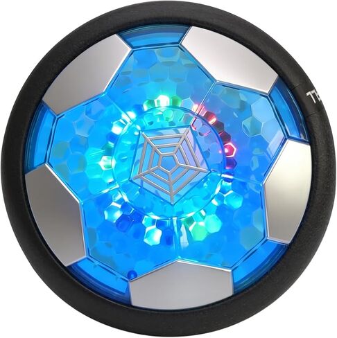Rechargeable Hover Soccer Ball for Kids, Indoor Light-Up Air Power Floating Soccer Ball with Soft Foam Bumper, Sport Toy Birthday Gifts for Boys Age 6, 7, 8, 9, 10, 11, 12 Year Old in Saudi Arabia