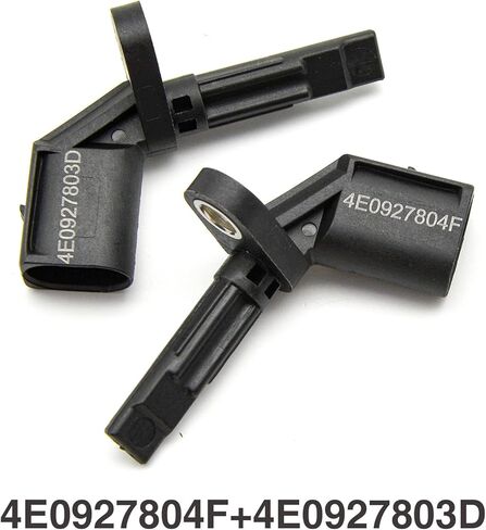 2PCS Front Left & Right ABS Wheel Speed Sensor Compatible with Audi A4 A5 A6 A7 A8 Q5 R8 RS5 RS7 S4 S5 S6 S7 S8 SQ5 Replace OE ALS1577 ALS1578 4E0927803D 4E0927804D in Kuwait