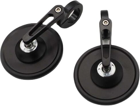 Motorcycle Round Rearview Mirrors Handle Bar Mount HD Side Mirrors Compatible with H-arley Sportster 1250S Nightrider 975 in Saudi Arabia
