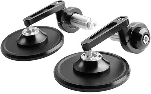 Motorcycle Round Rearview Mirrors Handle Bar Mount HD Side Mirrors Compatible with H-arley Sportster 1250S Nightrider 975 in Saudi Arabia