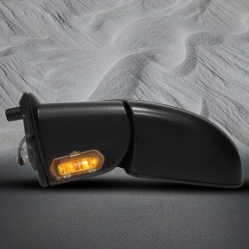 PM Auto Driver & Passenger Side Mirror, Left-Right Black Manual Folding Compatible With 2000-2005 GMC Yukon in Kuwait