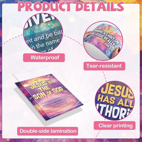 MinFyberd 7PCS Vacation Bible School 2026 Decoration Posters Religious Bible Neon Poster Christain Jesus Lighthouse Posters for Summer Sunday Classroom Church Prayer Room Bulletin Board Wall Decor in Saudi Arabia