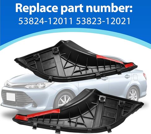 Front Fender to Cowl Side Seal Cover Fits for 2012-2014 Toyota Corolla Japan Axio Replace 53824-12011 53823-12021 in Kuwait