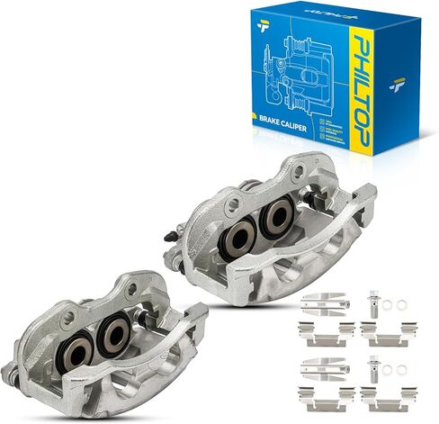 PHILTOP Rear Brake Caliper Compatible with 2001-2006 Silverado 1500, 2000-2006 Tahoe, 2001-2006 Sierra 1500, 2000-2006 Suburban 1500, 2000-2006 Yukon, 2002-2006 Avalanche 1500, 18-P4764, 18-P4765 in Kuwait
