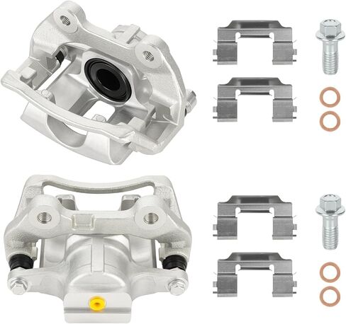 Rear Disc Brake Calipers for Chevy Traverse 2009-2017, for GMC Acadia 2007-2016. for Buick Enclave 08-17, for Cadillac XTS 13-18, for Saturn Outlook 07-10, Replace# 18-B5058 18-B5059, 2PCS w/Bracke in Kuwait