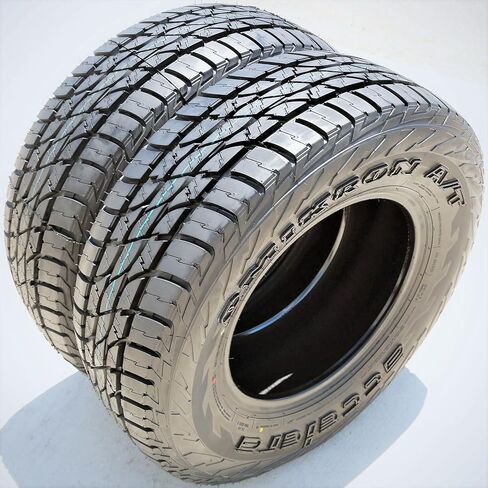 مجموعة من 4 (أربعة) إطارات Accelera Omikron A/T للشاحنات الخفيفة للطرق الوعرة لجميع التضاريس - LT235/70R15 235/70/15 235/70-15 114/110Q نطاق التحميل E LRE 10-Ply BSW جدار جانبي أسود in Kuwait