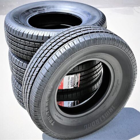 Set of 4 (FOUR) Armstrong Tru-Trac HT All-Season Highway Light Truck Radial Tires-LT245/75R17 245/75/17 245/75-17 121/118S Load Range E LRE 10-Ply BSW Black Side Wall in Kuwait