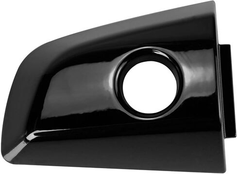 Front Left Outer Door Handle Lock Cylinder Cover Driver Side w/Hole for Honda CR-V 2017-2022，#72187-TLC-A11(Black) in Saudi Arabia