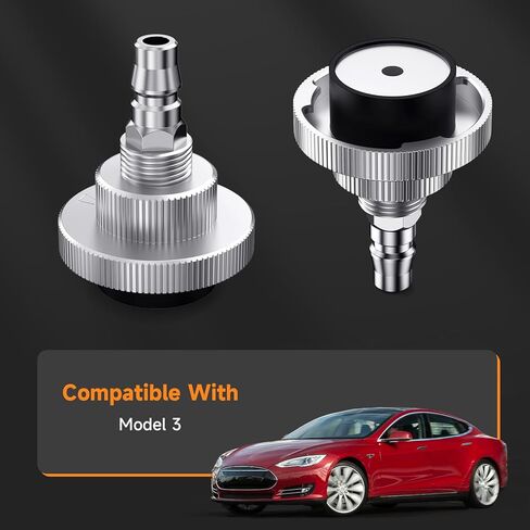 FOXWELL Master Cylinder Bleeder Adapter Compatible with Tesla Model 3 Vehicles, Aluminum Professional Brake Bleeder Adapter in Kuwait