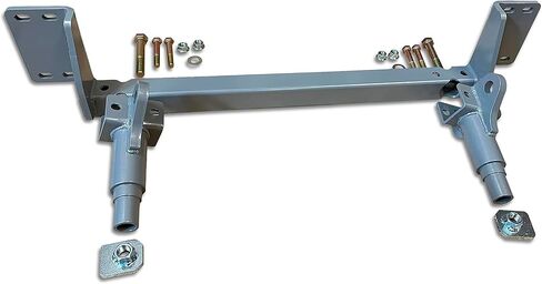 Chrome Front Grille Deer Moose Brush Bumper Guard Large Compatible with International LT LT625 (plastic bumper) PLUS Bracket, Logo, 22" LED Bar, Wipers, License Plate Holder and Frame, Vest in Saudi Arabia