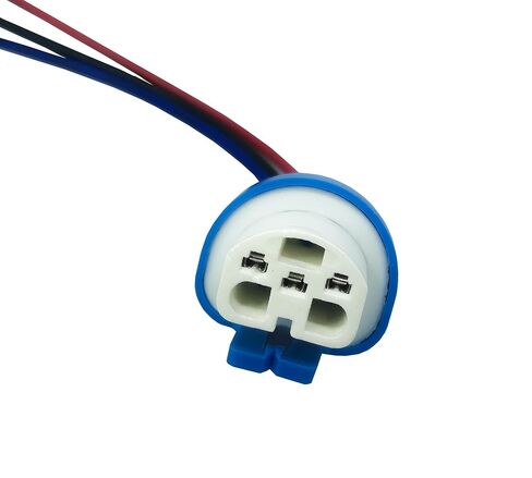 High Temperature Ceramic Headlight Plug Pigtail 9007 9004 HB1 HB5 Head Light Harness Bulb Socket (2pcs) in Kuwait
