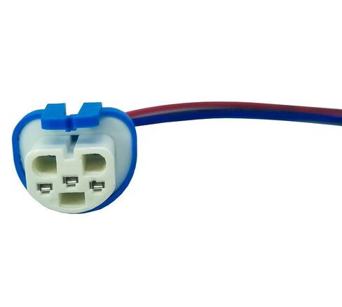 High Temperature Ceramic Headlight Plug Pigtail 9007 9004 HB1 HB5 Head Light Harness Bulb Socket (2pcs) in Kuwait