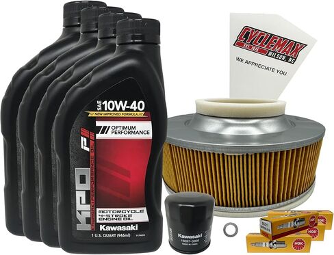 CYCLEMAX Standard Tune Up Kit with Spark Plugs Compatible with Kawasaki 2000-2008 Vulcan 1500 in Kuwait