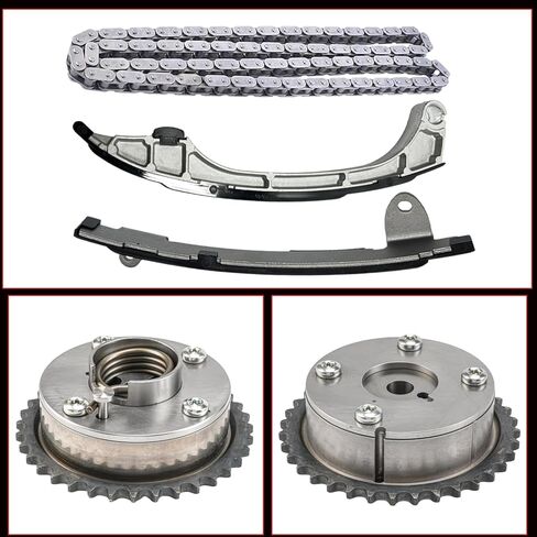 Timing Chain Kit with VVT Sprocket Compatible with Toyota Camry 2010-2014, RAV4 2009-2011, Highlander 2009-2014, Sienna 2011-2012, Venza2009-2012, Avalon 2013, Replaces 13070-0V010 13050-0V010 in Kuwait