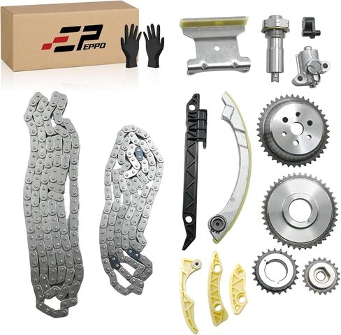 9-4201S Timing Chain 76209, 94201S, C6209S, 9-0753S Fit for Chevrolet Malibu Equinox Buick Pontiac SAAB Saturn 2008-2015 L4 2.0L 2.2L 2.4L DOHC in Saudi Arabia