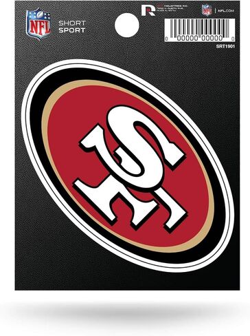 Rico Industries NFL unisex Die Cut Team Logo Short Sport Sticker in Saudi Arabia
