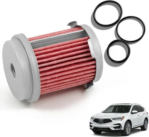 Automatic Transmission Filter & Transmission O-Ring Compatible with Honda Odyssey CR-V Pilot Accord TL RDX RLX MDX TSX Replace OE 25450-P4V-013 High Density Material in Kuwait