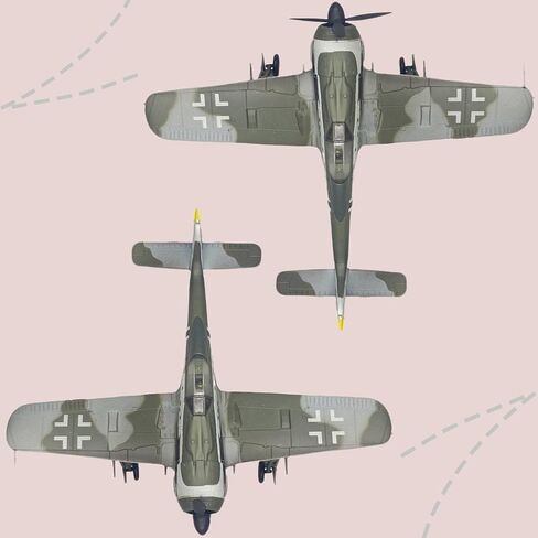 طائرات مصبوبة بمقياس 1:72 طراز FW190 طائرة مقاتلة طائرة مقاتلة هجومية طائرة عسكرية نموذجية طائرة جمع الطائرات للهدايا in Kuwait